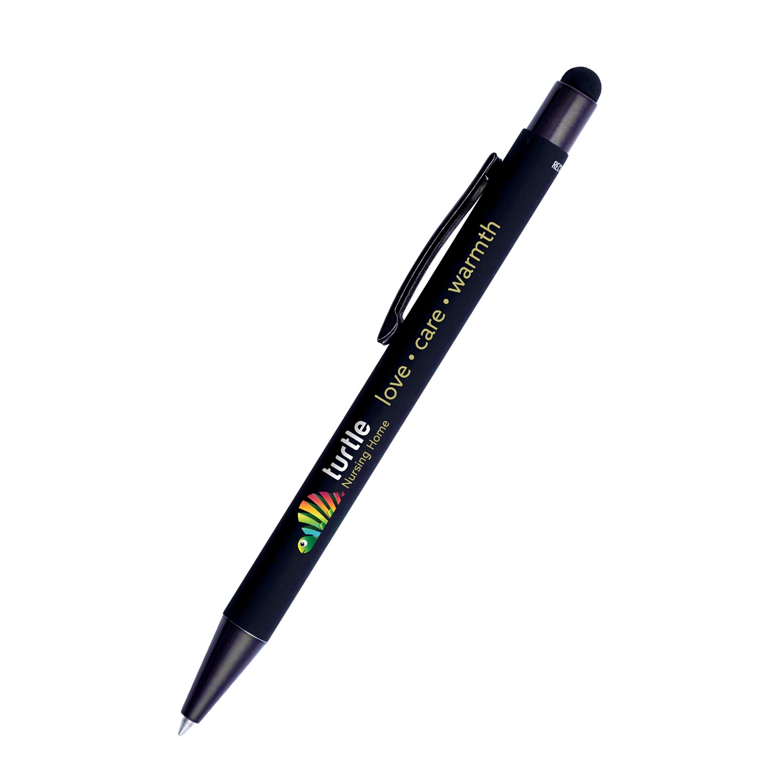 Fleetwood Stylus Satin Soft Touch Gel Click Pen (Recycled Aluminum)