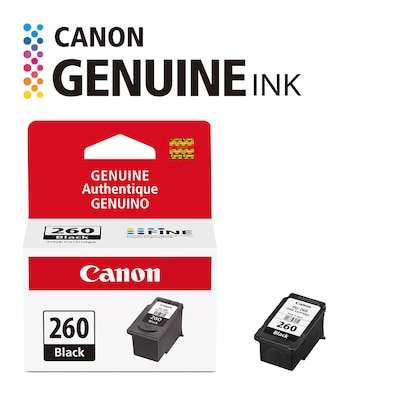 Canon PG-260 Black Standard Yield Ink Cartridge  (3707C001)