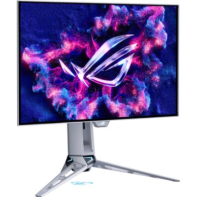 ASUS ROG Swift 27 QHD OLED 540Hz G-SYNC Compatible Gaming Monitor, HDR10, Height Adjustable, White