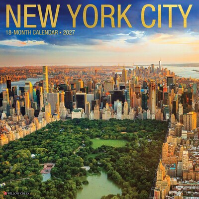 2027 Willow Creek New York City 12 x 12 Monthly Wall Calendar (61503)