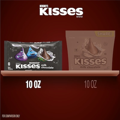 Herchey's Monster KISSES Milk Chocolate Candy Bag, 10 oz. (HEC12152)