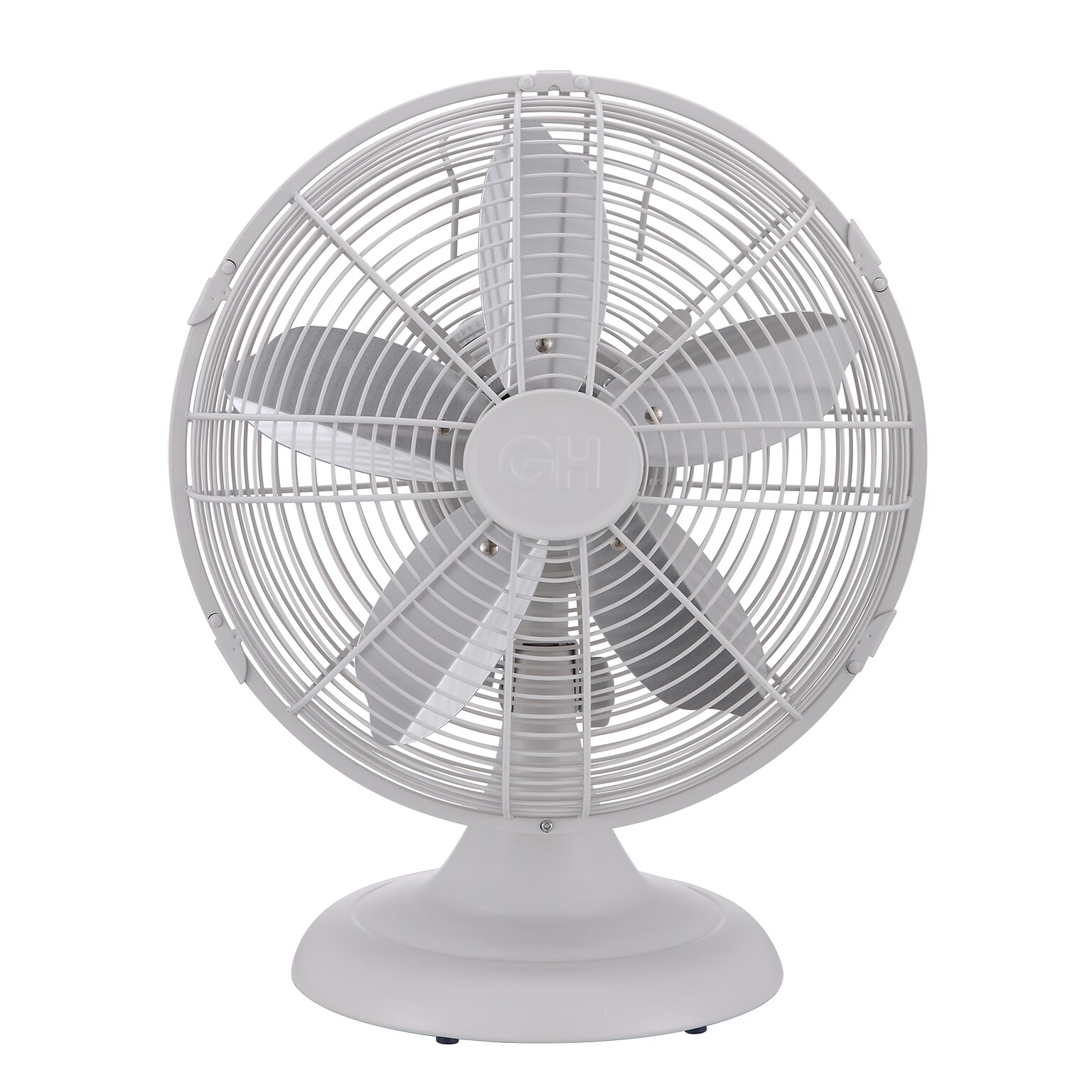 Good Housekeeping Oscillating Desk Fan, 3 speed, White (92602)