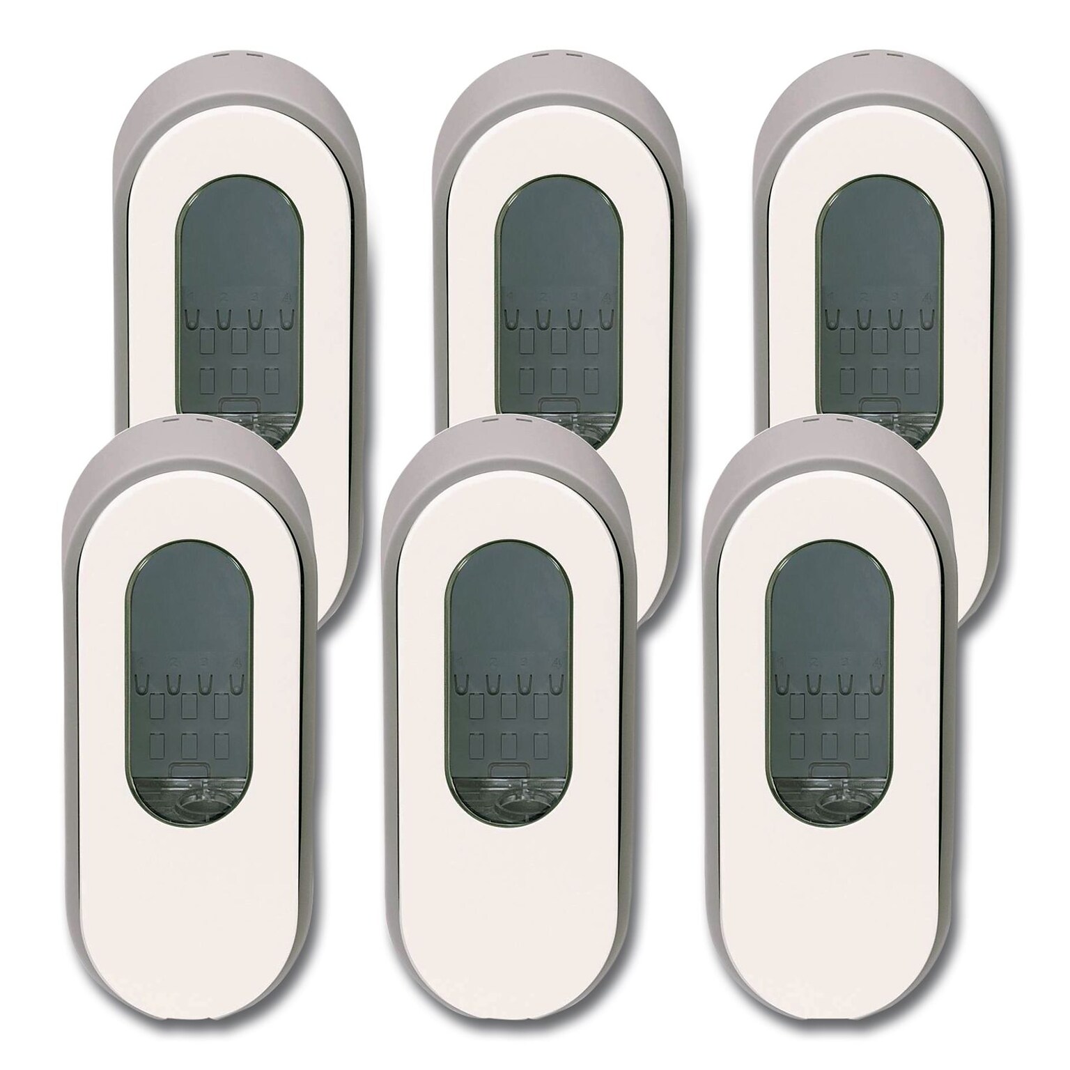 Dial Versa Dispenser for Cartridge Refills, 15 oz., 3.75 x 3.38 x 8.75, Light Gray/White, 6/Carton (DIA34037)