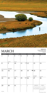 2026 Willow Creek What Fly Fishing Teaches Us 12" x 12" Monthly Wall Calendar (53171)