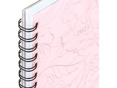 2025 Cambridge Alicia 5.5" x 8.5" Weekly & Monthly Planner, Poly Cover, Pink/Black (1726-200-25)