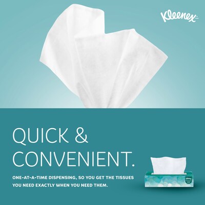 Kleenex Professional Standard Facial Tissue, 2-Ply, White, 100 Sheets/Box (21400)