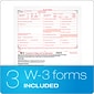 Adams 2023 W-2 Tax Form, 6-Part, 2-Up, 12/Pack (STAX612-23)