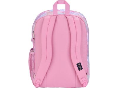 JanSport Big Student Daisy Backpack, Floral, Pink/Purple (JS0A47JKAO5)