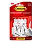 Command Small Wire Toggle Hooks, White, Damage Free Organizing of Dorm Rooms, 9 Command Hooks, 12 Command Strips (17067-9ES)