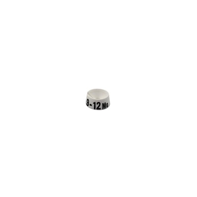 Nahanco Plastic Size Markers, White (SM25INF9-12MOWB)