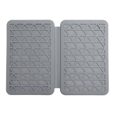 Better Houseware The Magic Dishmat™ II Stone and Silicone Drying Mat, Gray (3417)