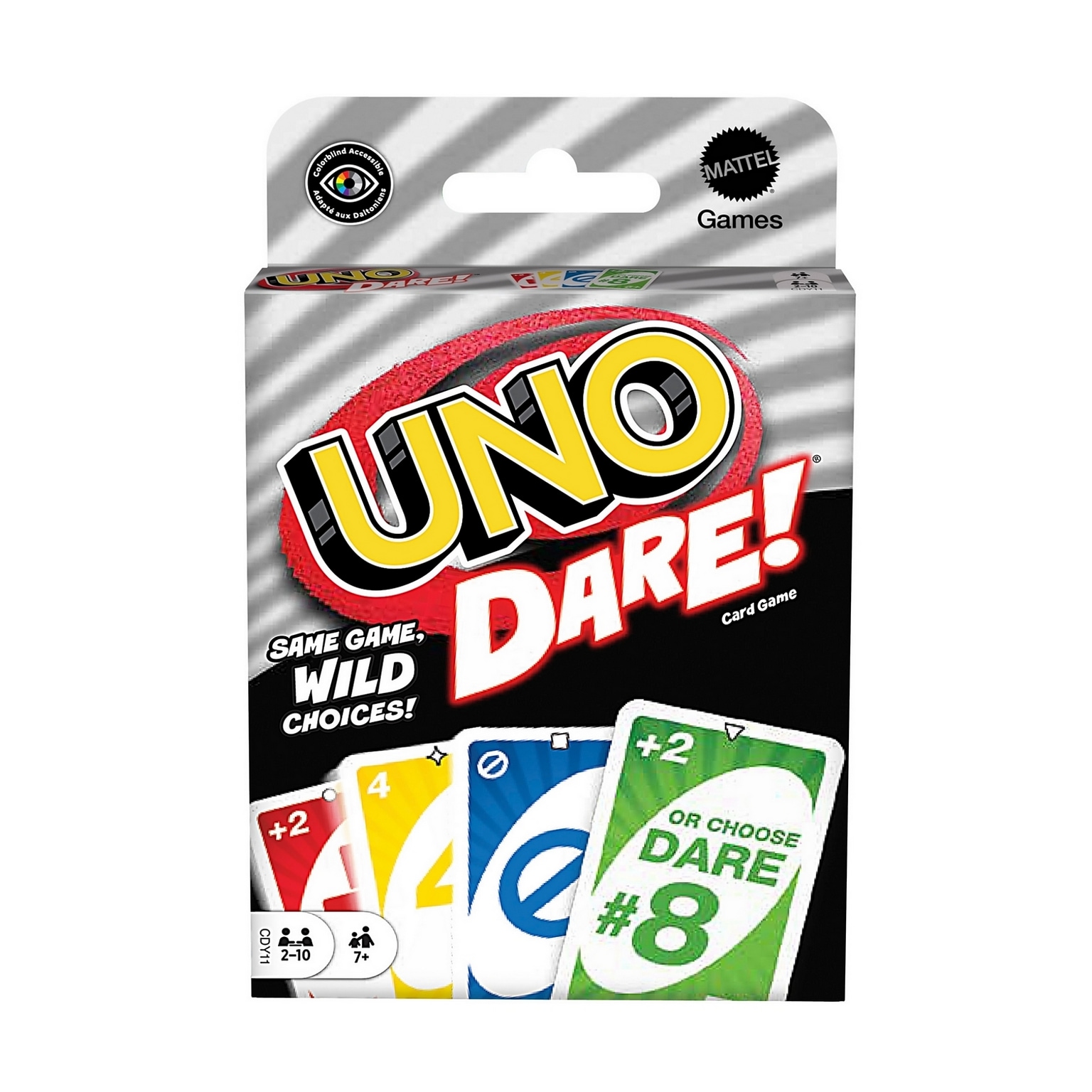 Mattel UNO Dare Card Game, 8/Pack (CDY11)