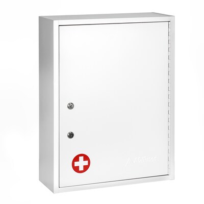 Viva Comfort Steel Medical Storage Cabinet with Dual Key Lock, 1.16 cu. ft. (999-04-WHI)