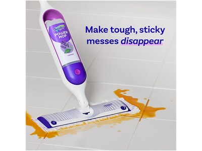 Swiffer PowerMop Deodorizing Floor Cleaner Refill, Lavender Scent, 25.3 fl. oz. (08421)