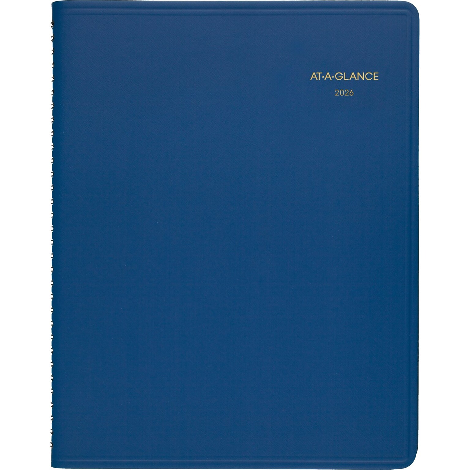 2026 AT-A-GLANCE 8.25 x 11 Weekly Appointment Book, Faux Leather Cover, Blue (70-940-20-26)