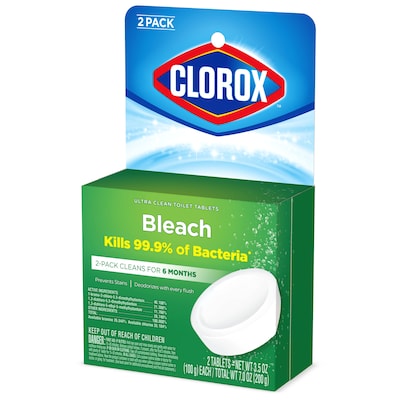 Clorox Ultra Clean Toilet Tablets Bleach, 3.5 oz.  (CLO30024)