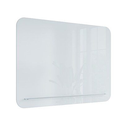U Brands Magnetic Glass Dry-Erase Board, 47 X 35 (4849U00-01)