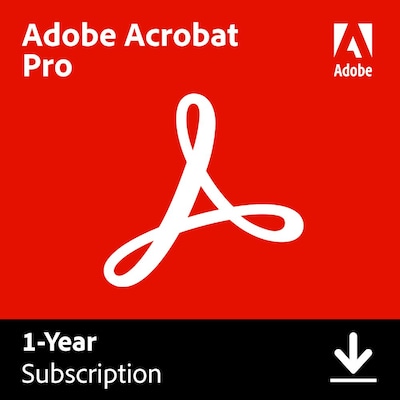 Adobe Acrobat Pro DC for 1 User, Windows and macOS, Download (ADO951800V553)