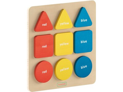 Flash Furniture Bright Beginnings Basic Shapes STEM Puzzle Board (MK-MK00590-GG)