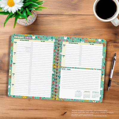 2026-2027 BrownTrout Good Vibes Wire-O 6.5" x 7.75" Academic Year Weekly Student Planner, Paperboard Cover (9798330708185)