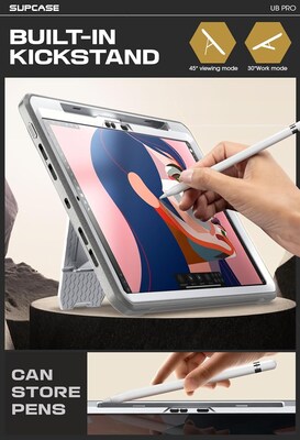 SUPCASE Unicorn Beetle Pro Plastic 11" Fullbody Case for iPad Pro 11" 5th Generation, White