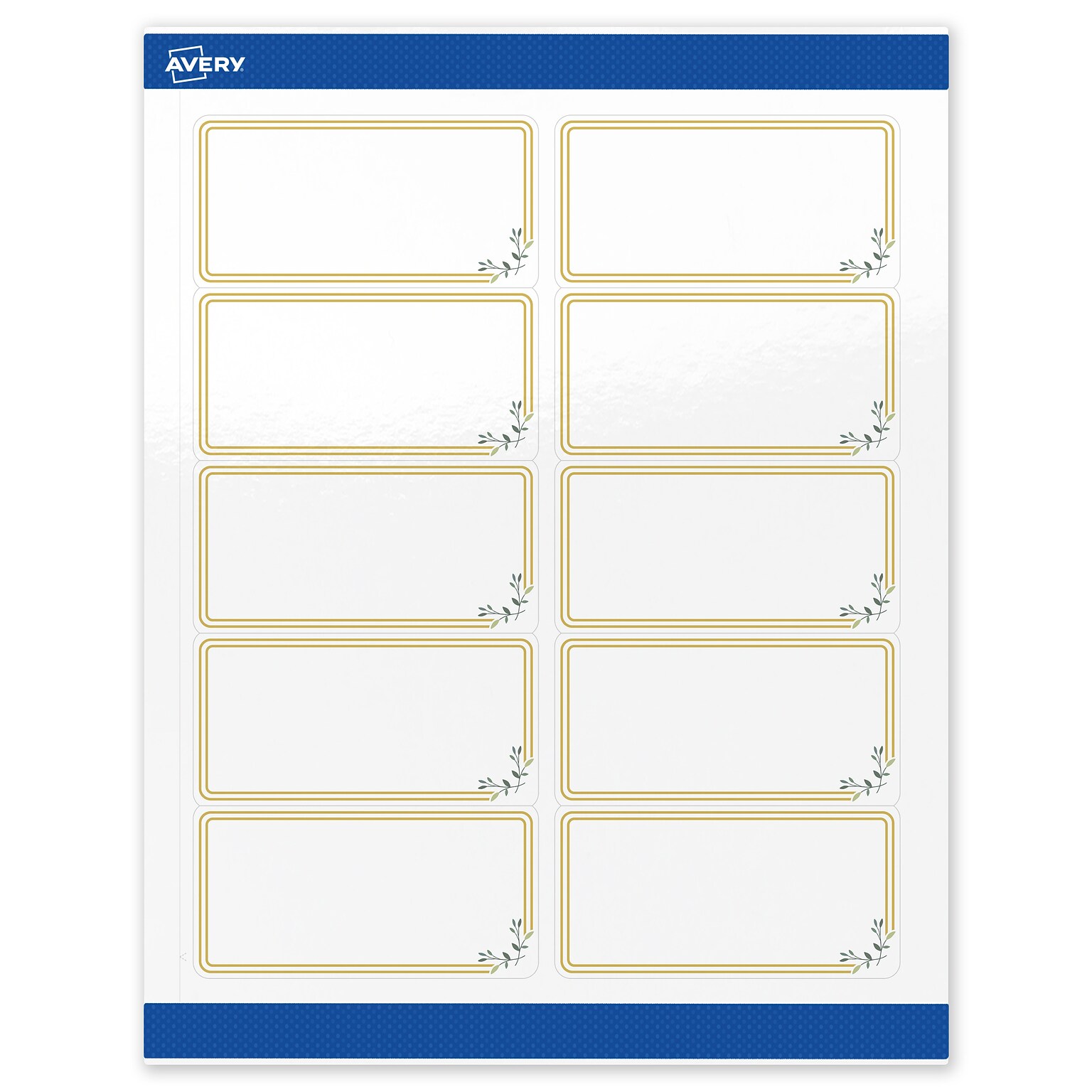 Avery Laser/Inkjet Rectangle Multipurpose Labels, 2 x 4, White, 100/Pack (S00-DMZ)