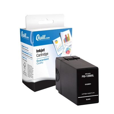 Quill Brand® Remanufactured Black High Yield Inkjet Cartridge Replacement for Canon PGI-1200XL (9183