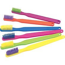 Custom Printed Toothbrushes;  Neon