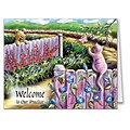 Medical Arts Press® Veterinary Welcome Cards; Welcome, Garden Pets,  Blank Inside