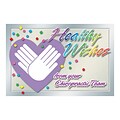 Medical Arts Press® Chiropractic Standard 4x6 Postcards; Confetti Hands