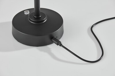 Adesso Ritchie LED Table Lamp, Black (2601-01)