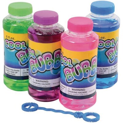US Toy Bubbles, Assorted Colors, 24/Pack (NL584)
