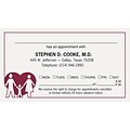 Medical Arts Press® 2-Color Medical Appointment Cards; Heart/Family