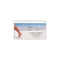 Medical Arts Press® Podiatry Full-Color Appointment Cards; Sandy Beach