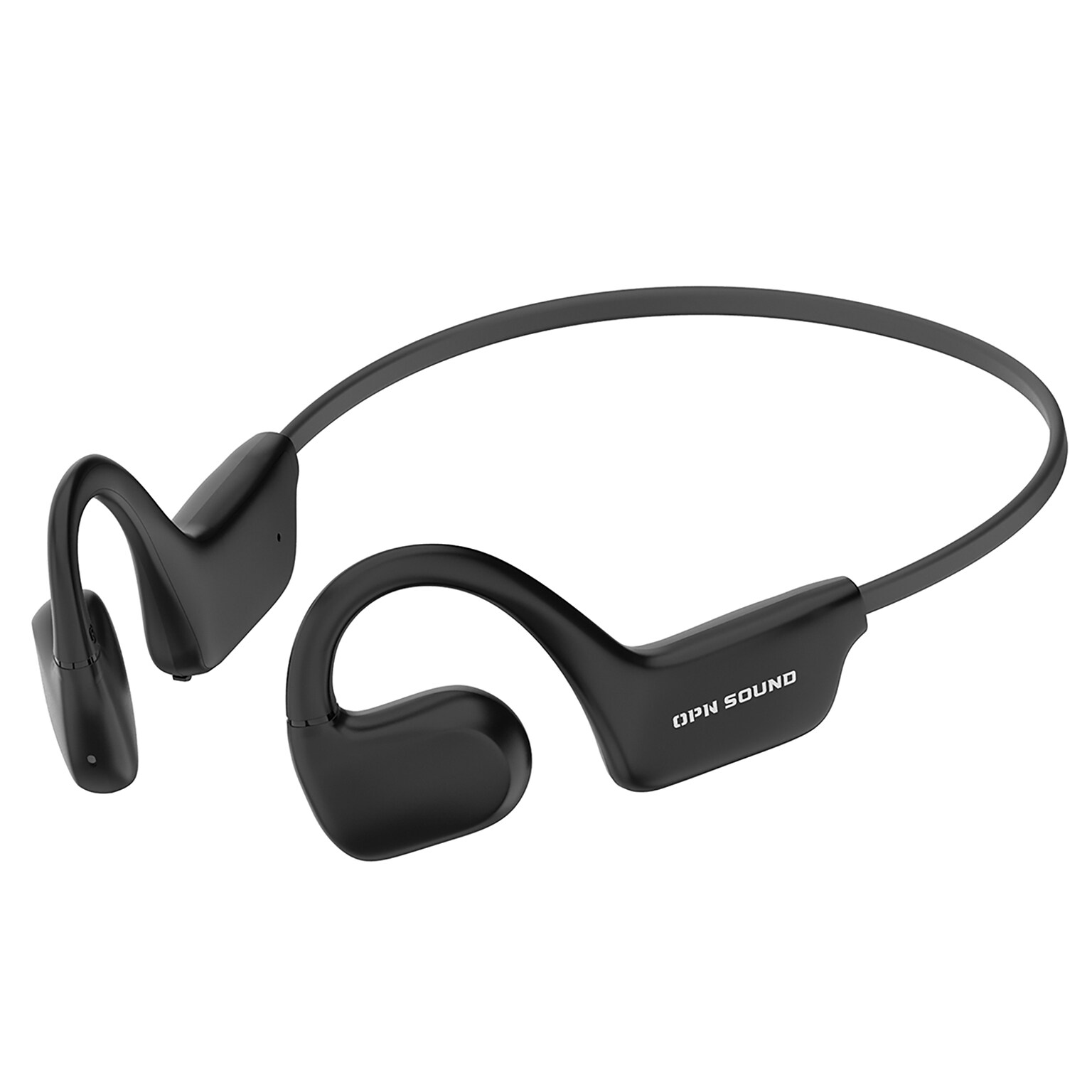 OPN Sound Aperto Wireless Open-Ear Neckband Headphones with Microphone, Bluetooth, Black (OS1000DA)