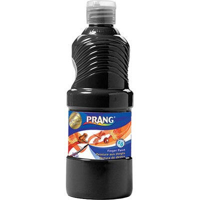 Prang® Washable Finger Paint, Black, 16 oz.