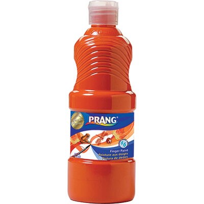 Prang® Washable Finger Paint, Orange, 16 oz.