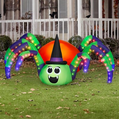 Halloween Inflatable 8.6’ LED Spider