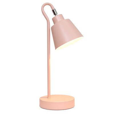 Simple Designs Sleek Essentials LED Desk Lamp, 16, Blush Pink (LD1079-BPK)