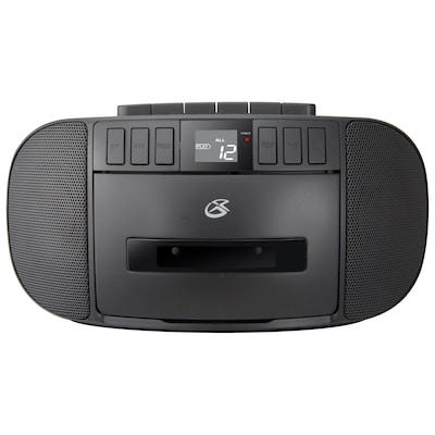 GPX Portable CD Boombox - AM/FM Radio and Cassette Recorder