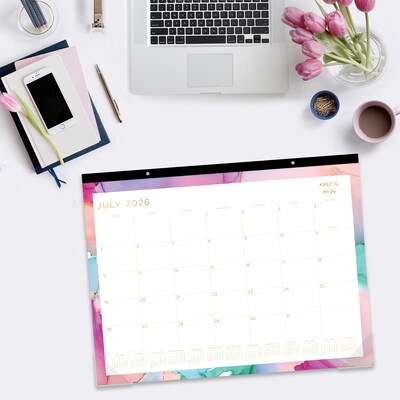 2026-2027 Blue Sky Smoke 17" x 22" Academic Monthly Wall Calendar, Assorted Colors (148668-A27)