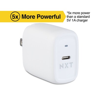 NXT Technologies™ Universal USB-C Wall Charger, White (NX60447)