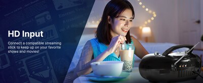 Emerson Bluetooth Boombox Radio, Black (EDL-2560H)