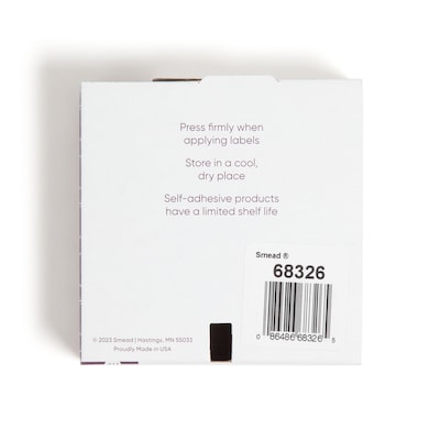 Smead ETYJ Color-Coded Year "26" Labels, 1-1/2" x 3/4", Orange, 500/Roll (68326)