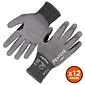 Ergodyne ProFlex 7071 PU Coated Cut-Resistant Gloves, ANSI A7, Gray, XXL, 12 Pair (18066)