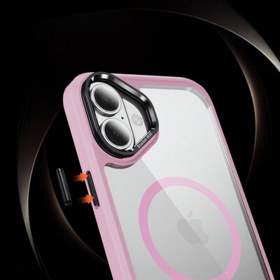 SaharaCase Raider Series MagSafe Compatible Phone Case for iPhone 17, Shock Absorbing, Desert Rose (CP00928)