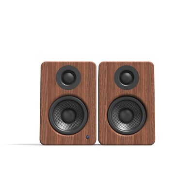Kanto YU2 KTYU2WALNUT 100W Indoor Desktop Speaker, Walnut