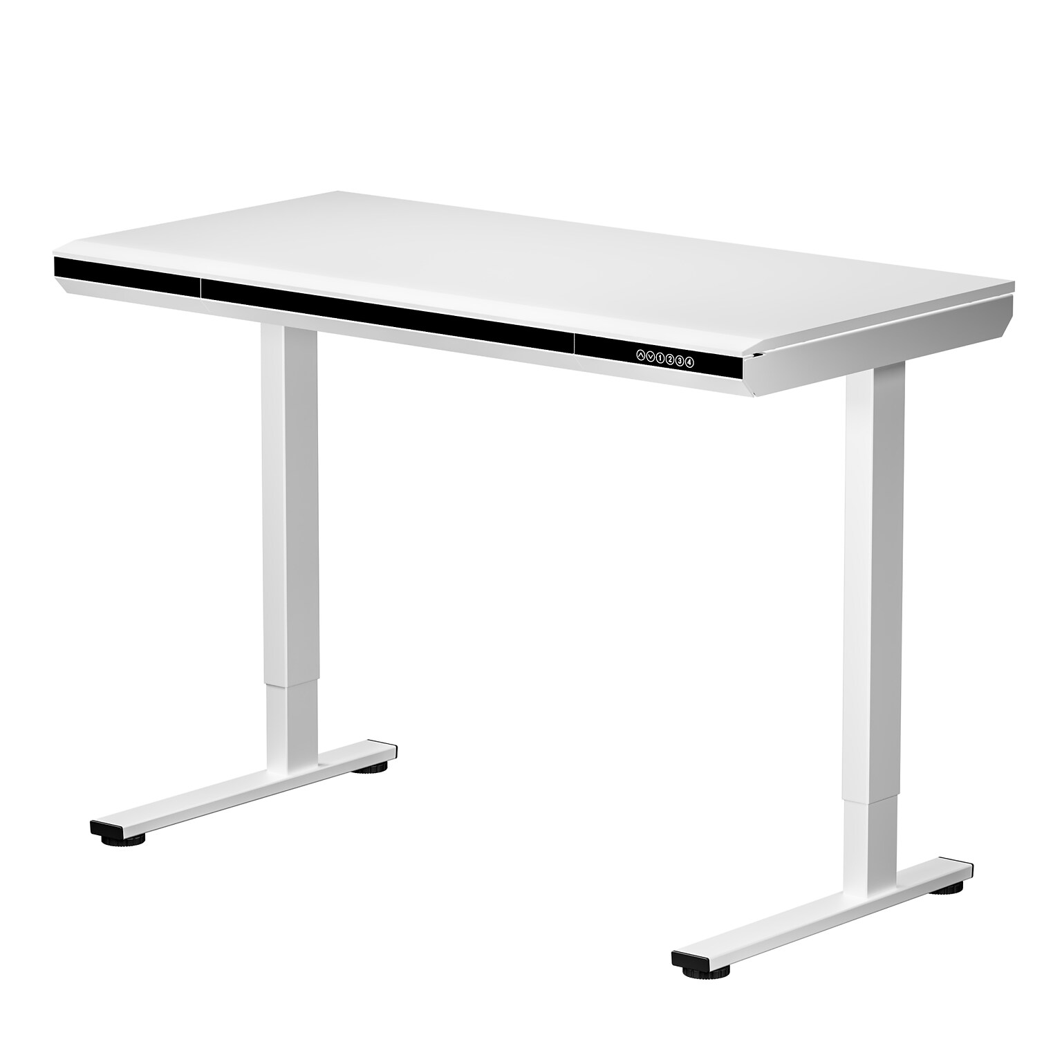 FlexiSpot ED2 48W Electric Adjustable Standing Desk, White (ED2W-E)