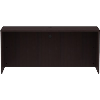 Lorell Essentials Series 66 W Credenza Shell, Espresso (LLR18265)