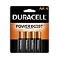 Duracell Coppertop AA Alkaline Battery, 4/Pack (DURMN1500B4Z)